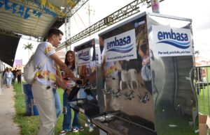 Ponto de hidratação da Embasa é uma das novidades na Feira Literária de Irecê (Flirecê)
