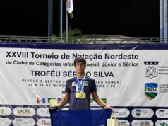 Baianos brilham no Torneio Norte-Nordeste Infantil a Senior de Natação em Pernambuco com apoio do Governo do Estado