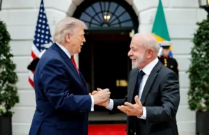 Lula deixa a Casa Branca após reunião com Trump